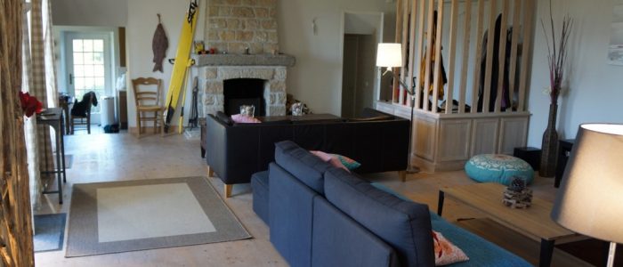 Ferienhaus Bretagne Wohnzimmer3